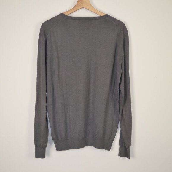 Combatant Gentlemen Mens L Cashmere Cotton Crew Neck Pullover Stretch Sweater - Picture 4 of 7